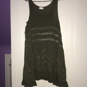 Free People olive dress